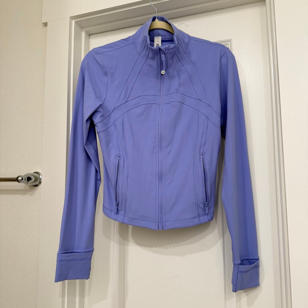 NEW Lululemon Define Cropped Jacket Nulu in Dusty Lilac Size 10 - Picture 5 of 10